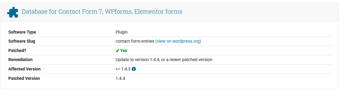 آسیب‌پذیری در افزونه وردپرس