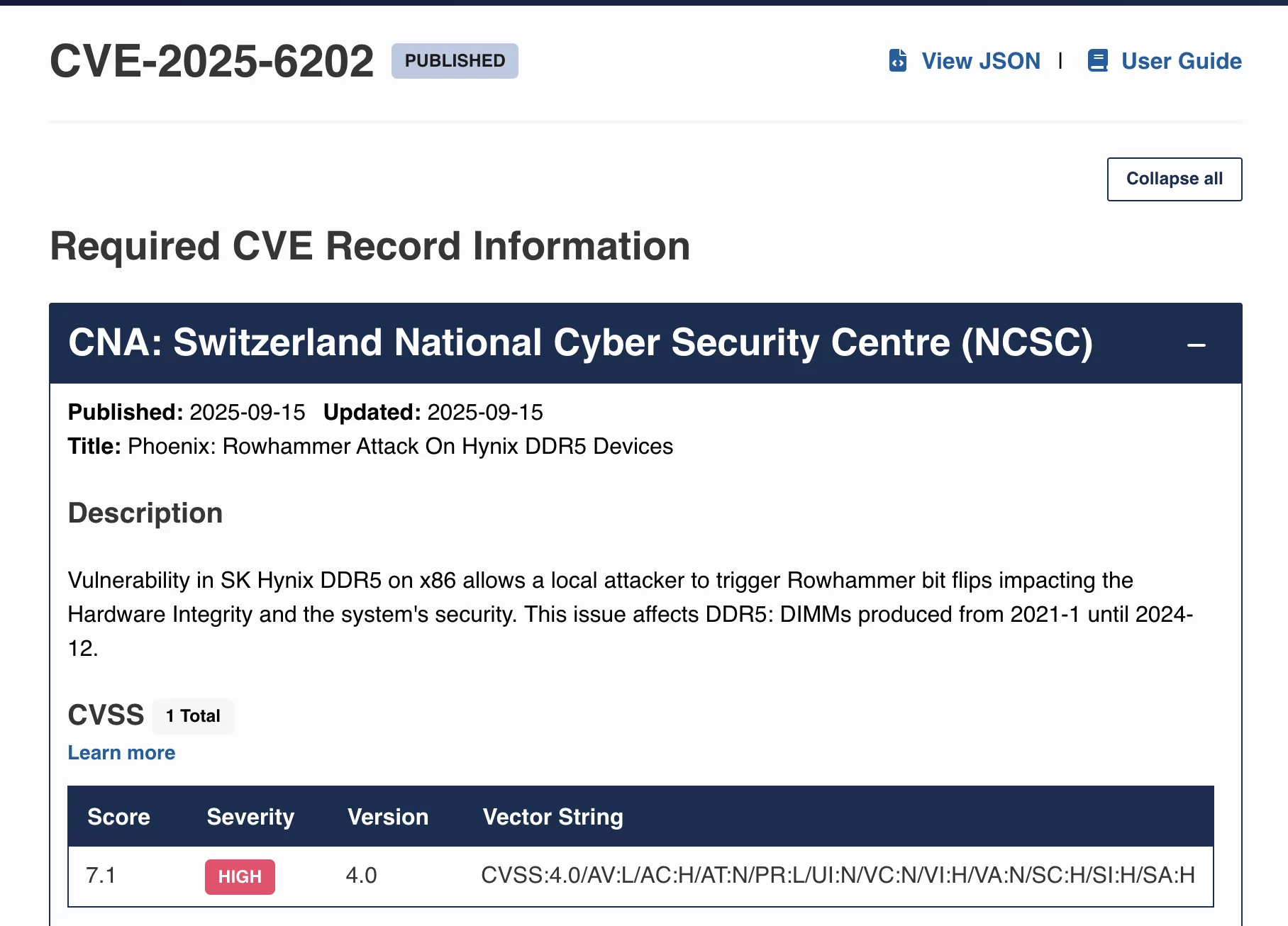 هک سیستم بوسیله RAMهای DDR5