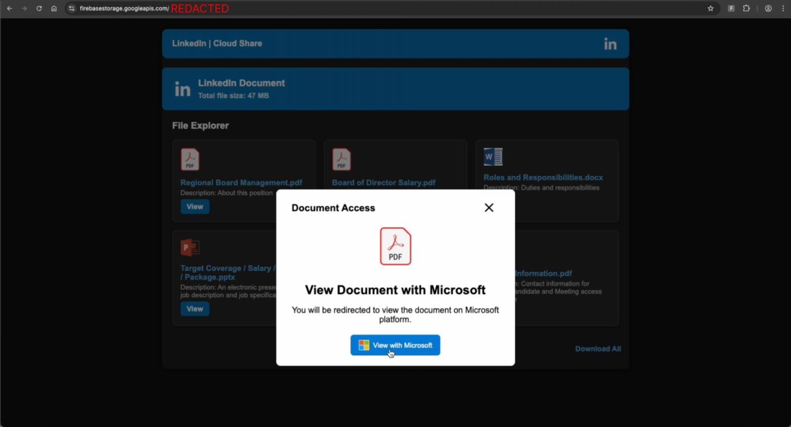 Targetهای LinkedIn در حملات فیشینگ